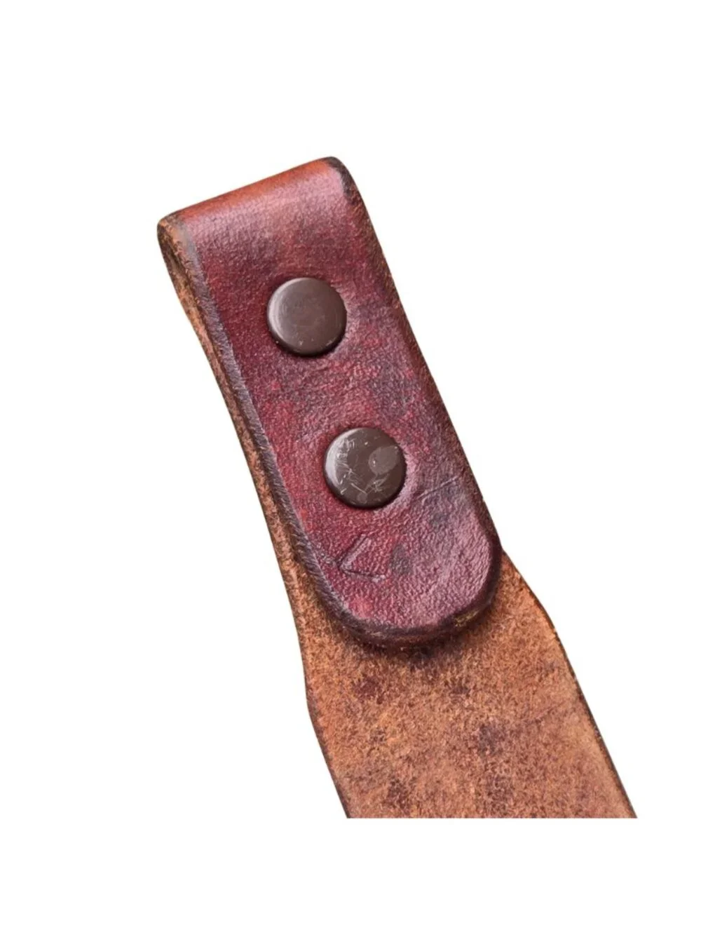 Custom Tooled Leather Belt Lindsey Child Size Western Cowboy Kid Sundance WY Vtg